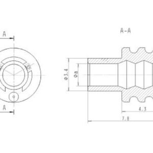BTC / BTL 2.8 / Single Wire Seal / ∅ 2.0 - ∅ 2.7 (FLR) / Reddish Brown