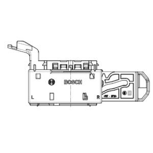 154P-E EMS / Contact Housing 58P / Code A / Exit left