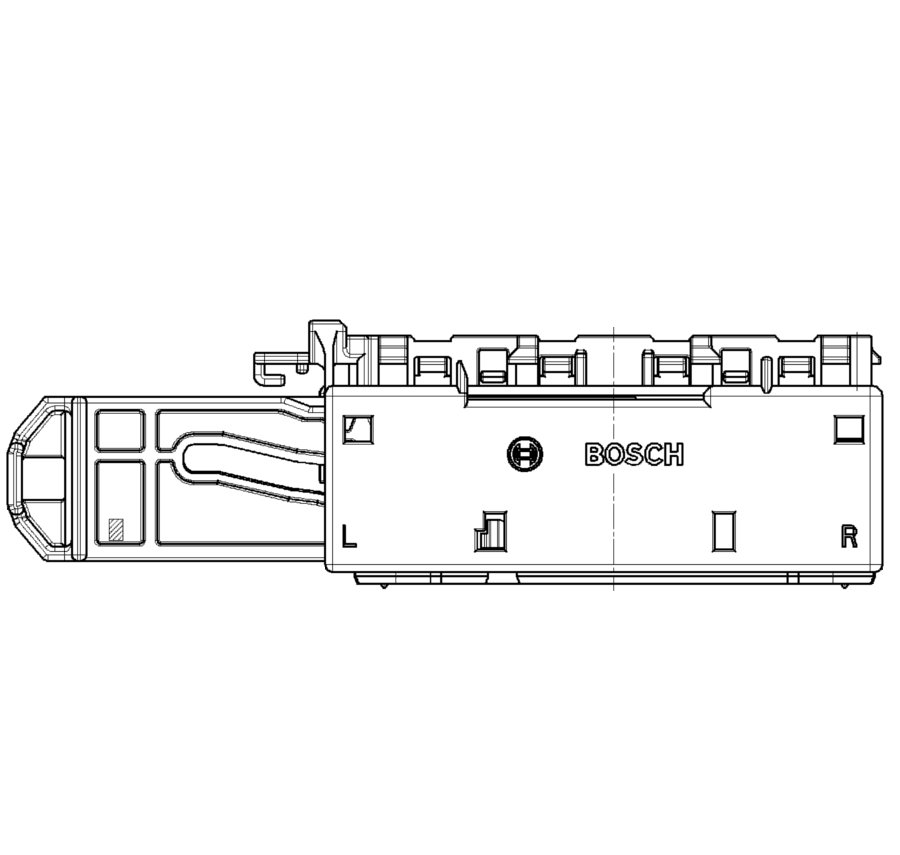 154P-E EMS / Contact Housing 96P / Code A / Exit left