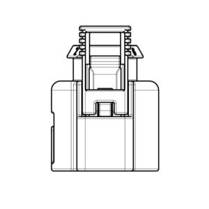BAK / Connector 6P / Code 1 / Black / CPA