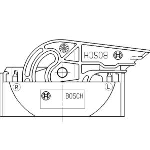 EuCon 38P-N / Contact Housing / Exit left / Code 1