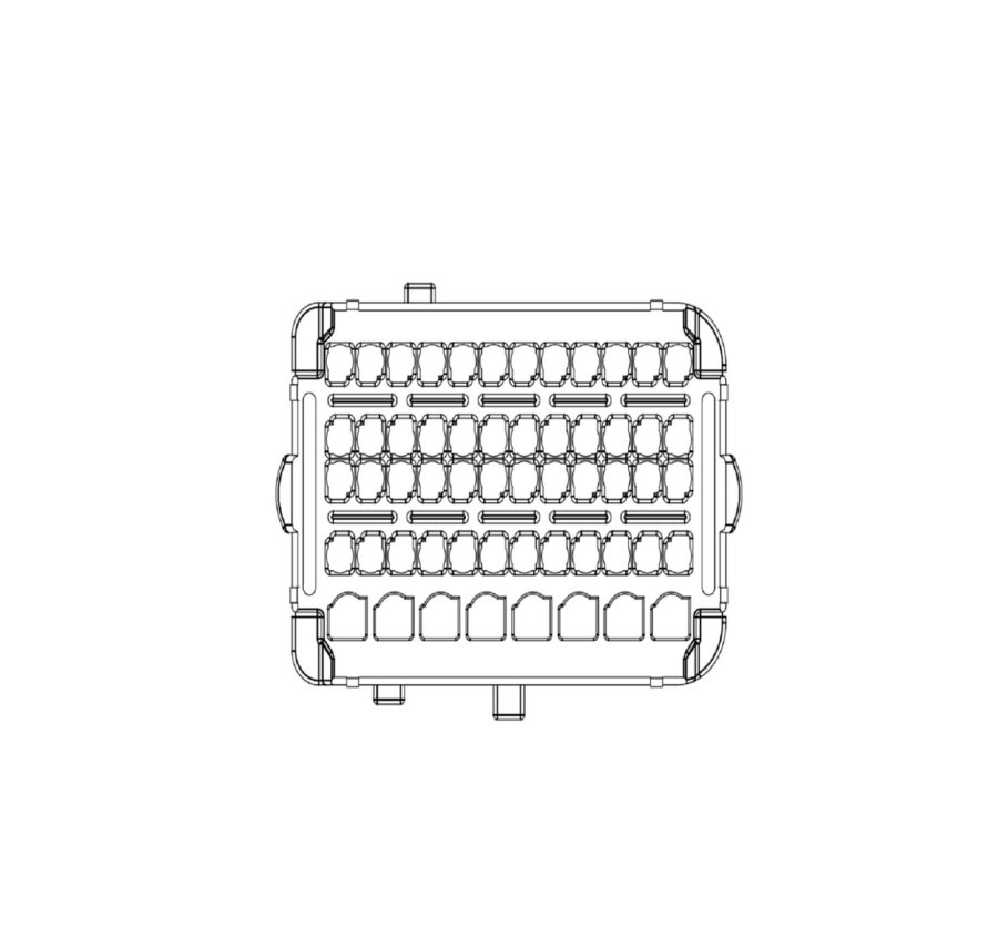 56P-V EMS / Holding Plate 56P-A/B / All cavities open